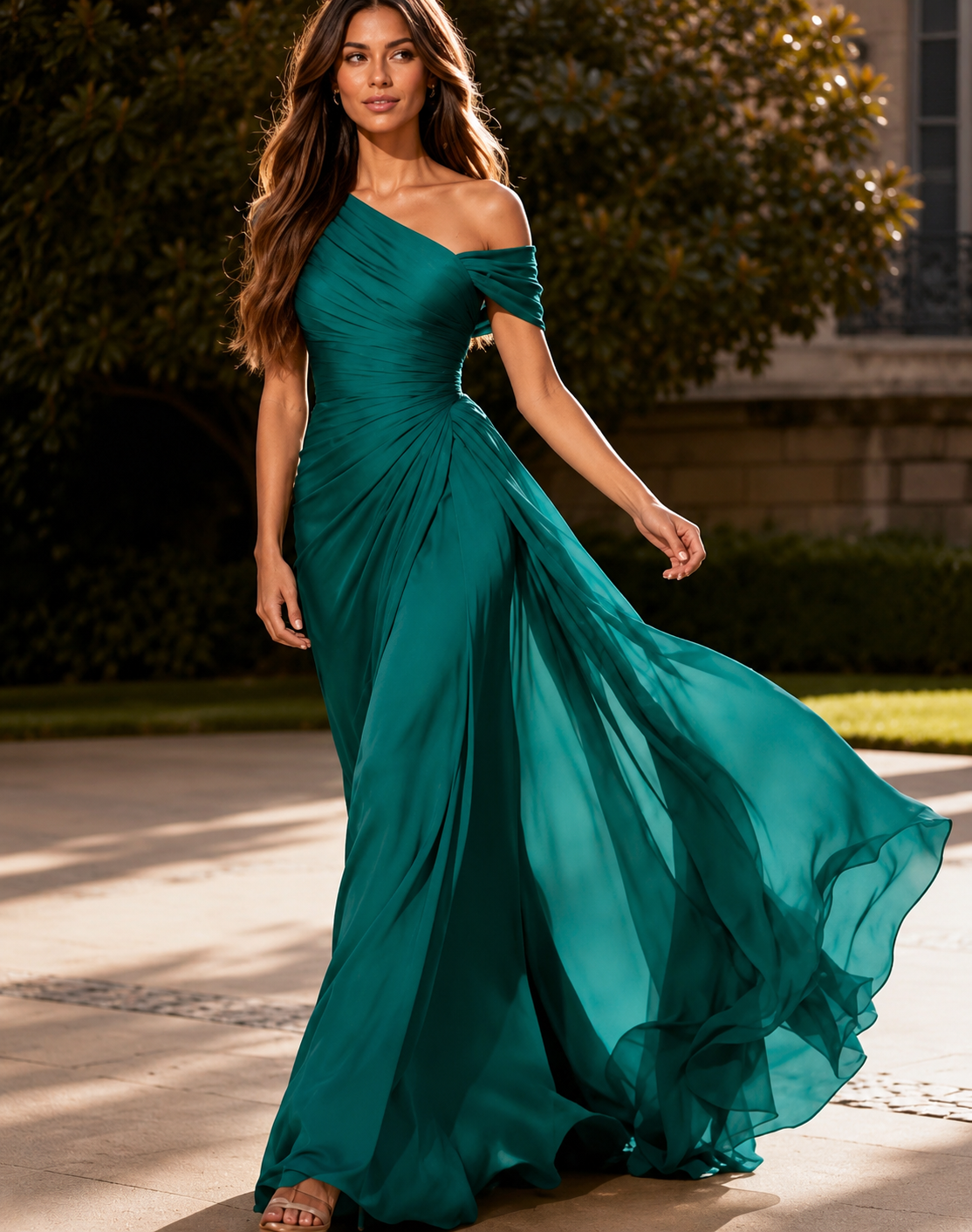 Valeria Drape Gown