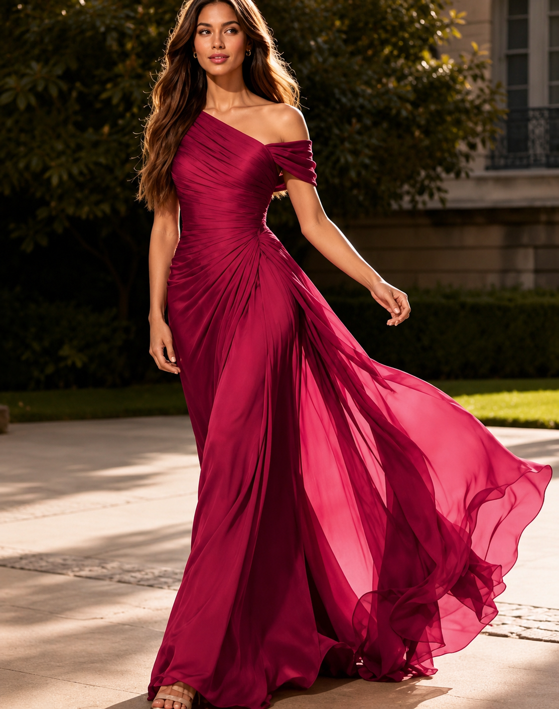 Valeria Drape Gown