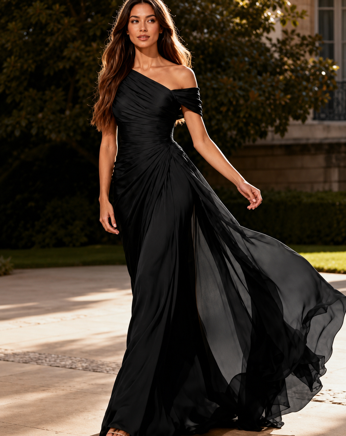 Valeria Drape Gown