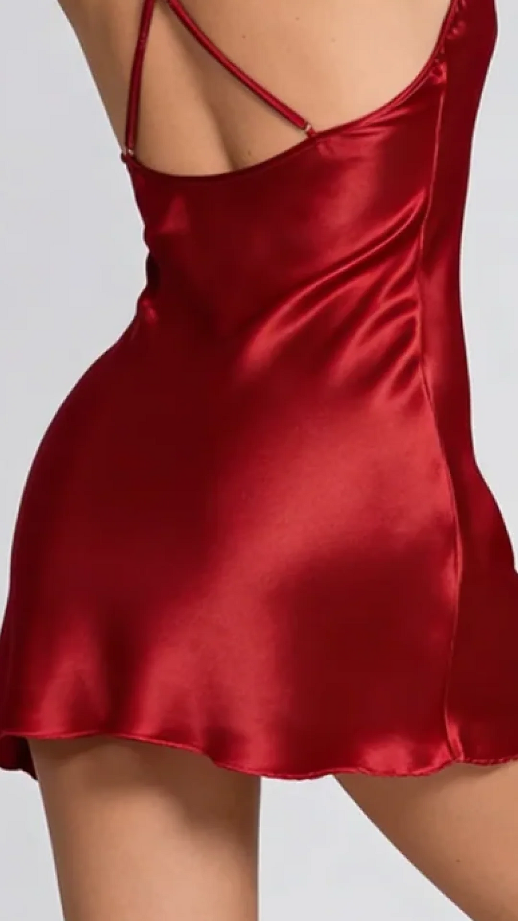 Midnight Silk Slip Dress