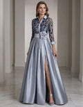 Silver Elegance Gown