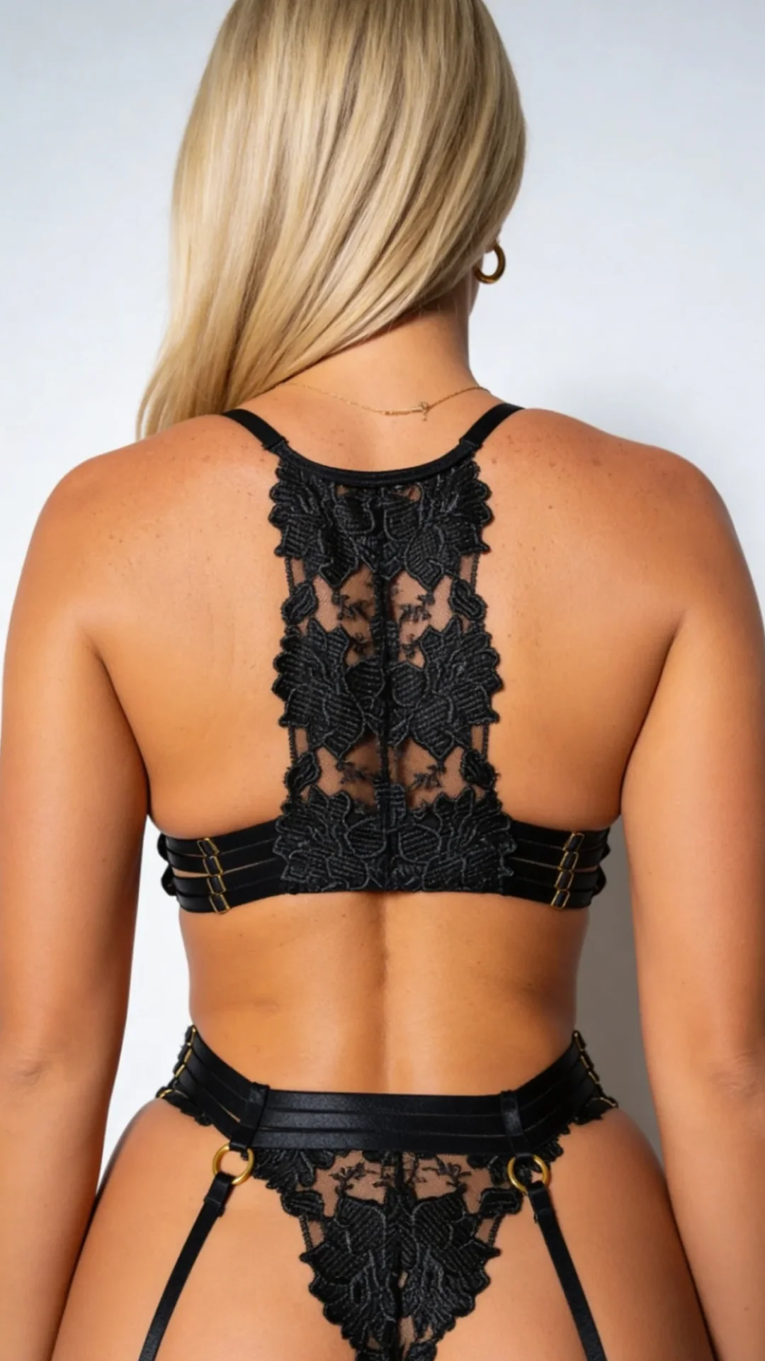 Midnight Allure Lingerie Set