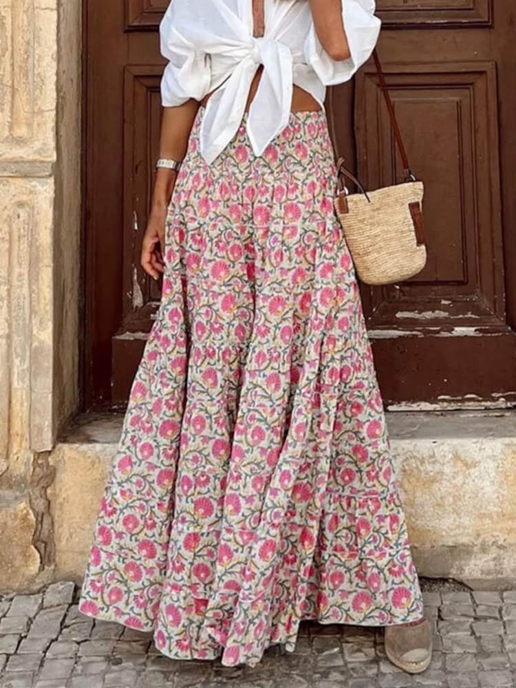 Blossom Breeze Maxi Skirt