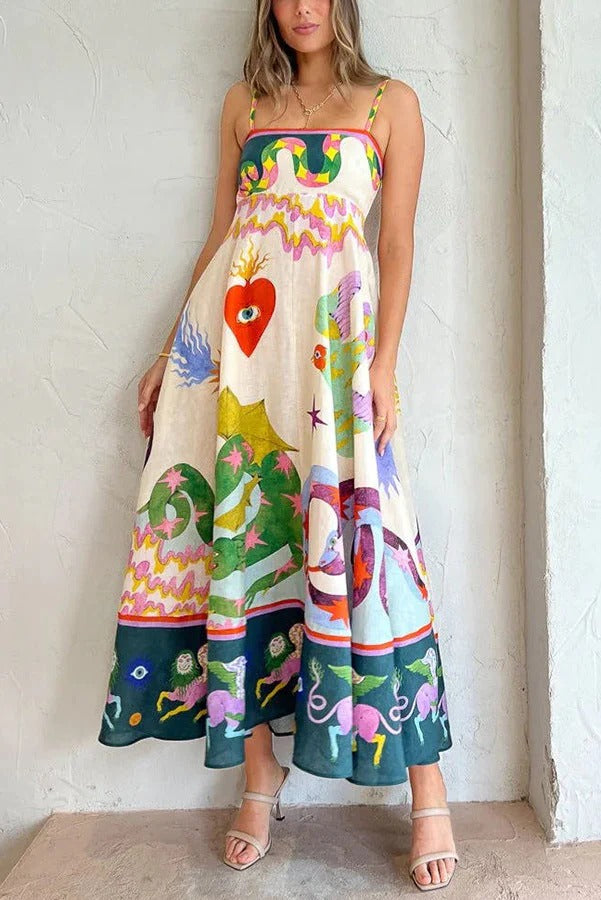 Cosmic Garden Maxi Dress