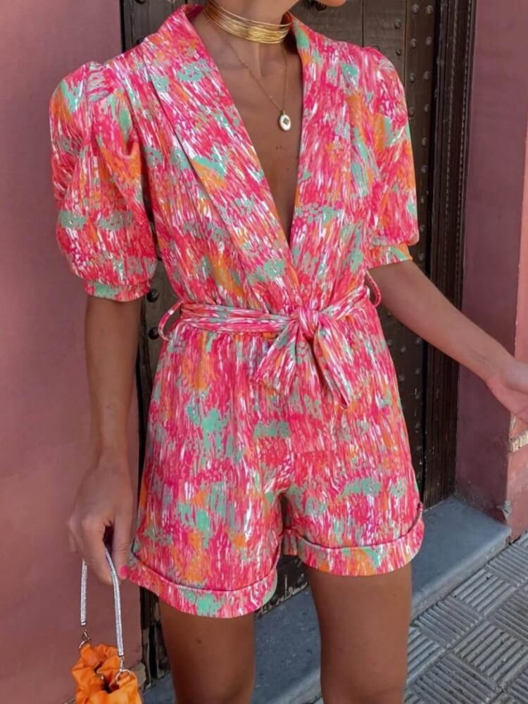 Coral Rush Jumpsuit