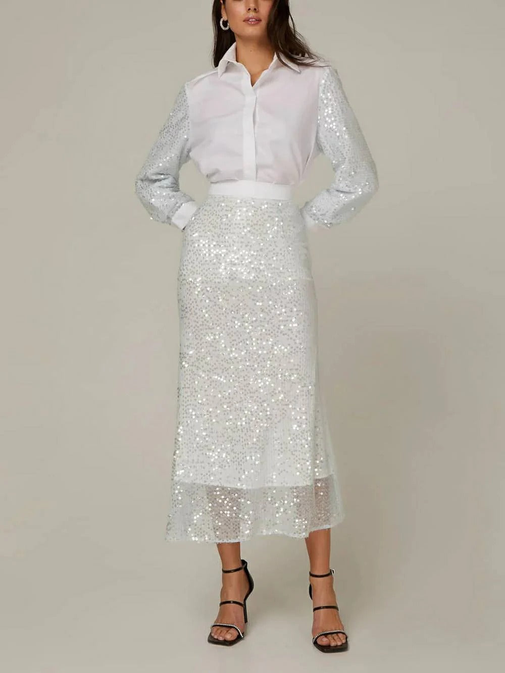 Crystal Glow Skirt Set