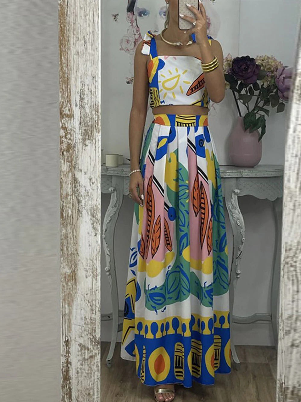 Color Muse Skirt Set