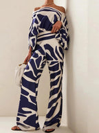 Midnight Wave Pants Set
