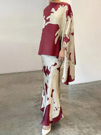 Royal Bloom Skirt Set
