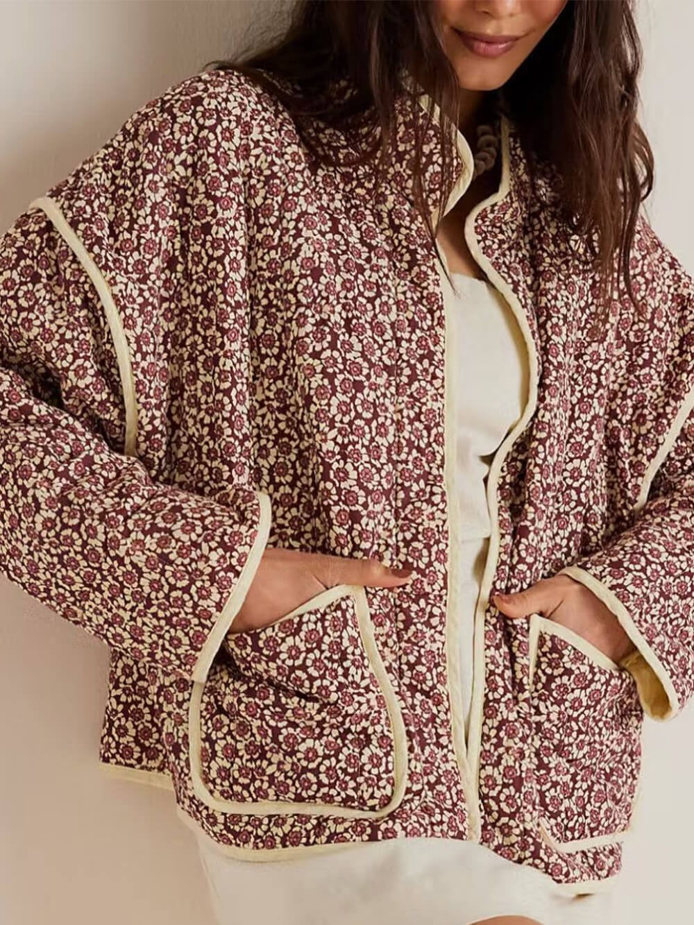 Floral Vintage Knit Cardigan