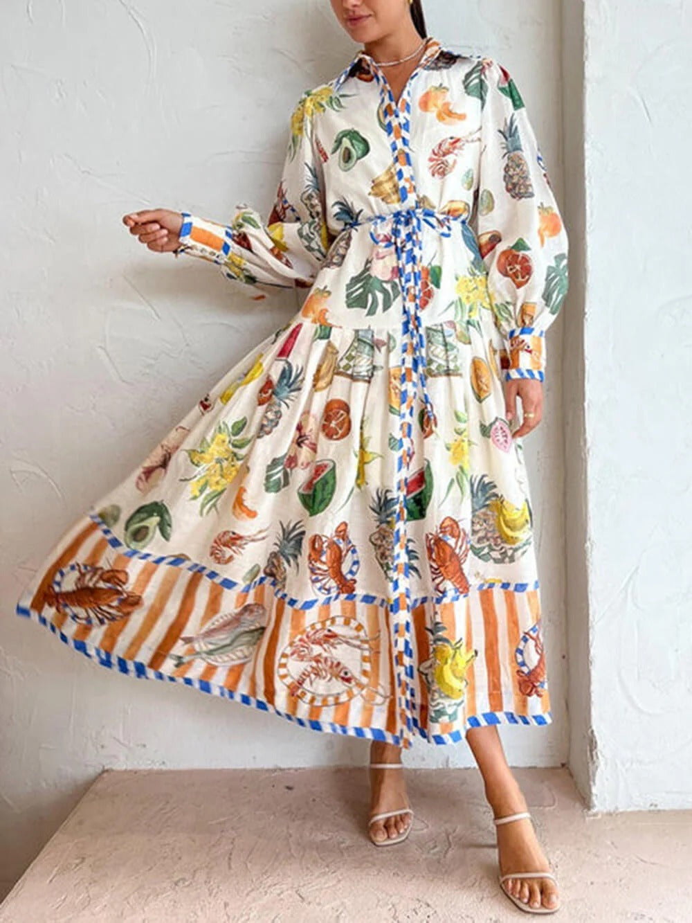 Tropical Escape Midi Dress