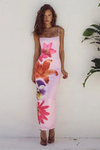 Blush Garden Maxi Dress