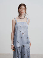 Minimalist Printed Strap Top