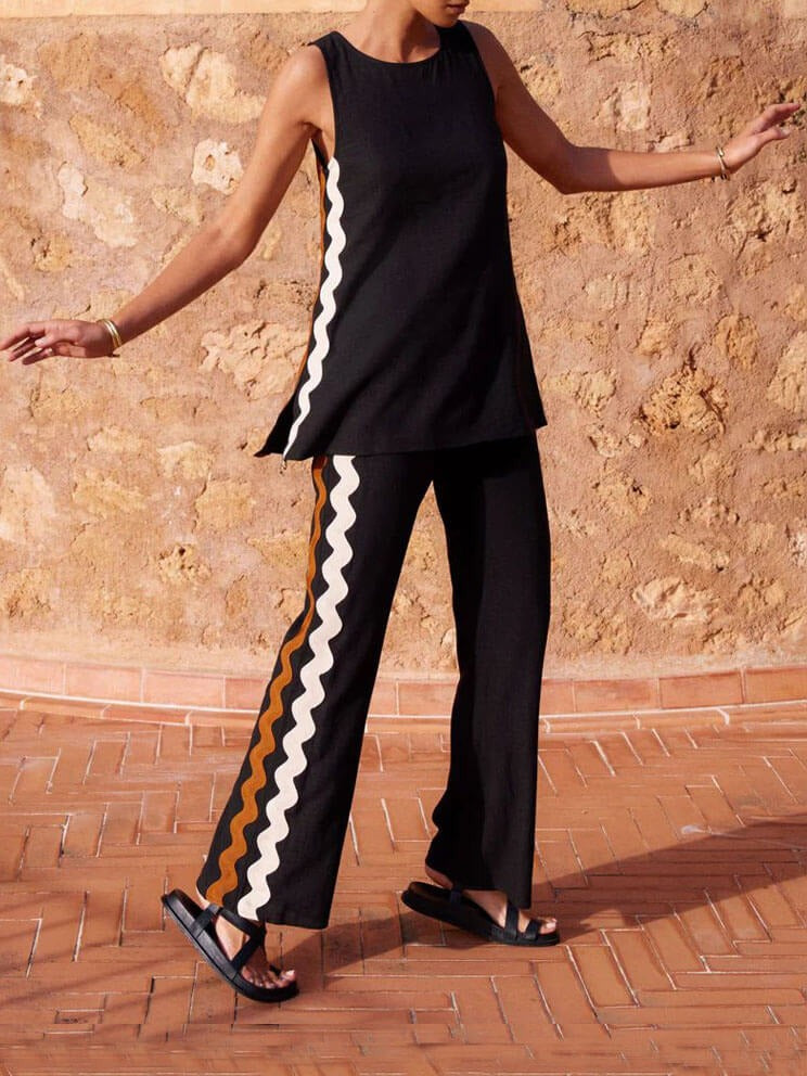 Desert Line Pants Set