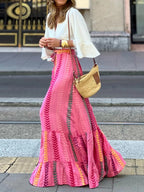 Pink Mirage Maxi Skirt
