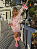 Pink Dream Satin Pajama Set