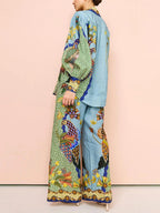 Azure Paradise Pants Set