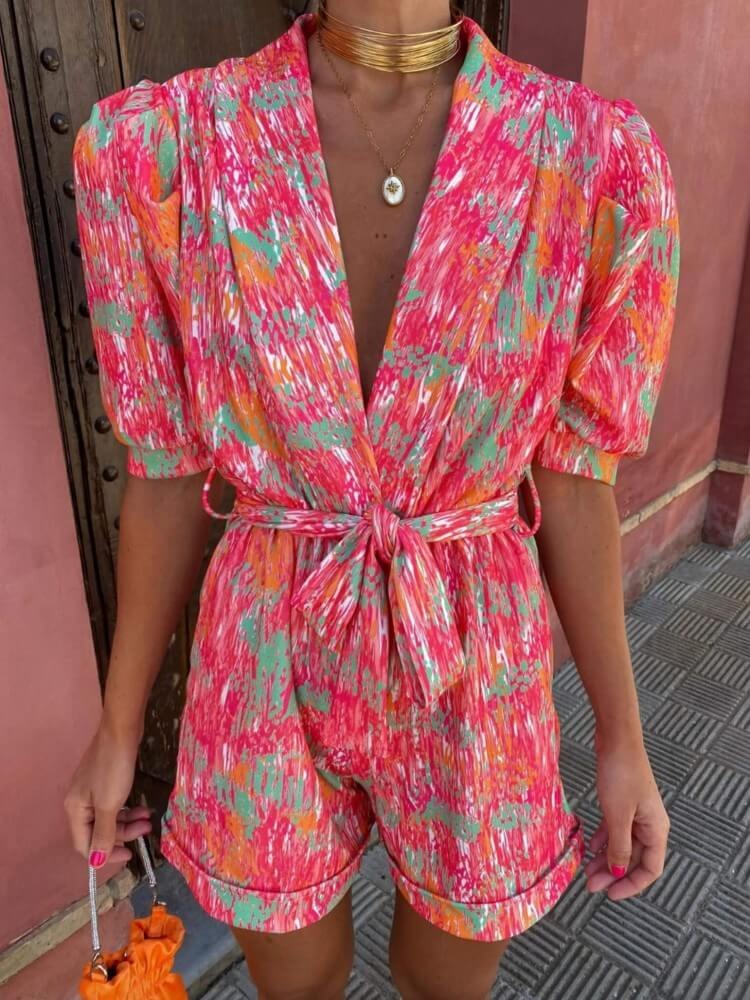 Coral Rush Jumpsuit