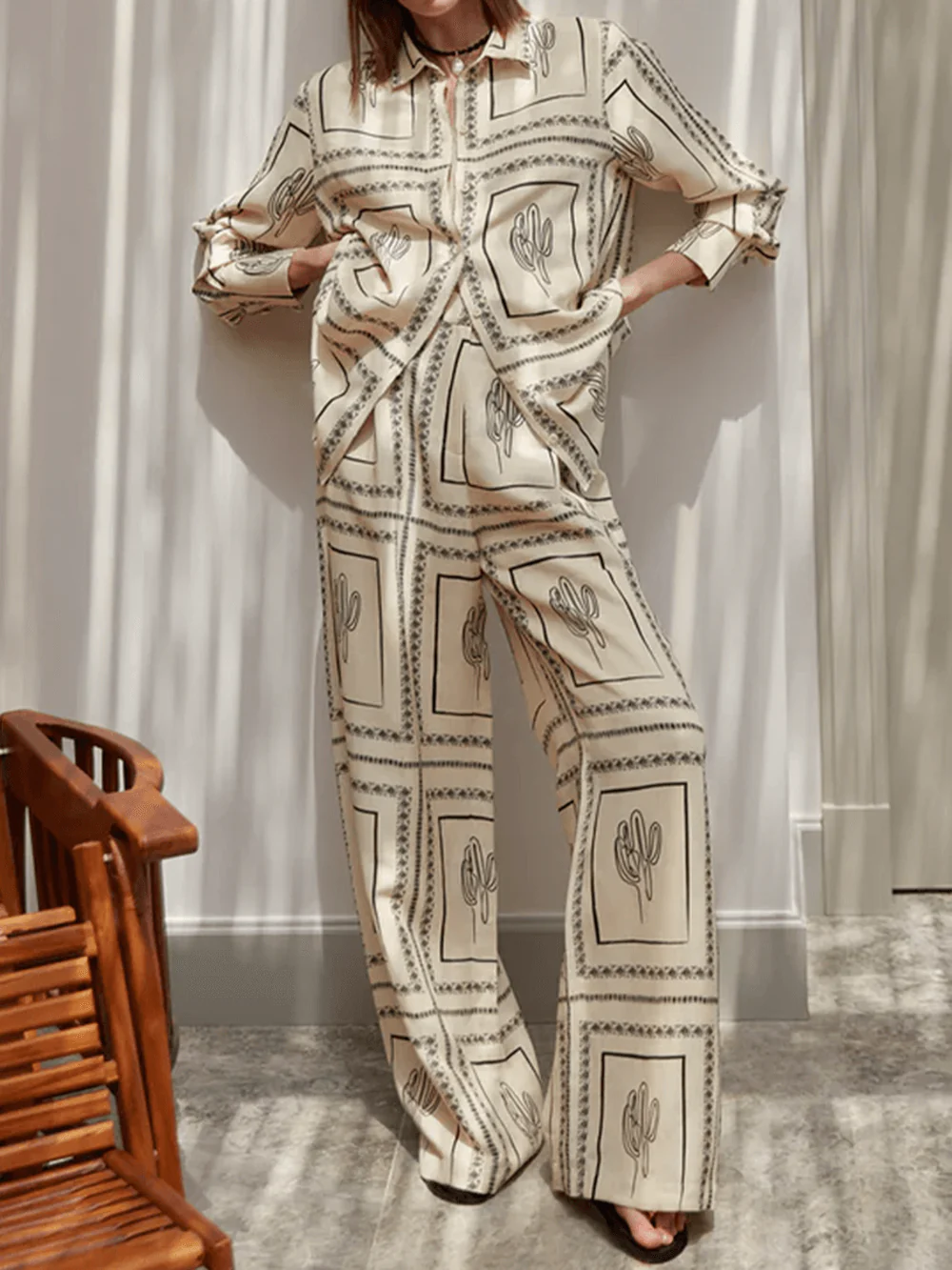 Desert Lines Pants Set