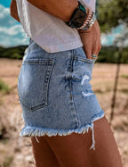 Wild Fade Denim Shorts