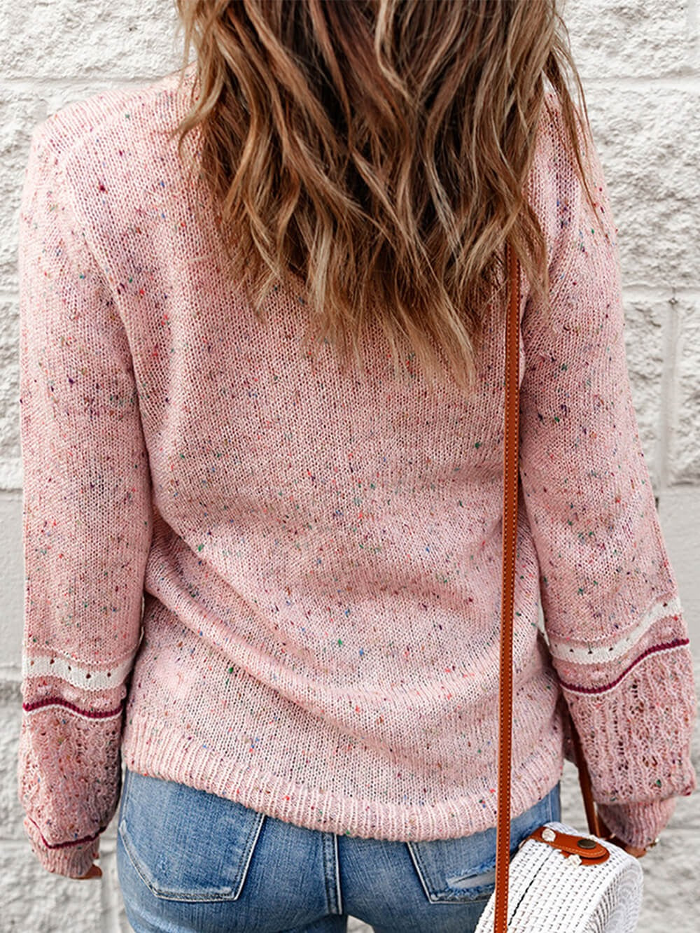 Soft Speckled Knit Sweater