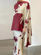 Royal Bloom Skirt Set
