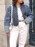 Vintage Patchwork Quilted Cardigan