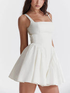 Ivory Charm Mini Dress