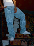 Vintage Washed Graphic Jeans