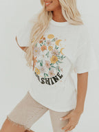 Moon Shine Floral Tee
