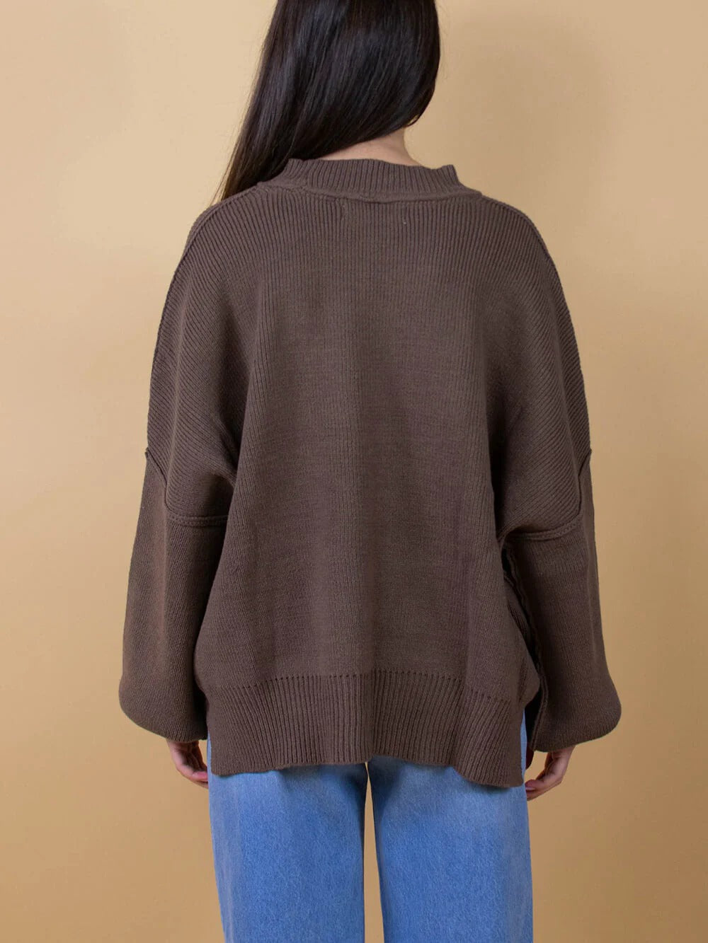 Oversized Minimal Knit Sweater
