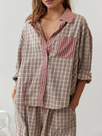 Cozy Check Lounge Pajama Set