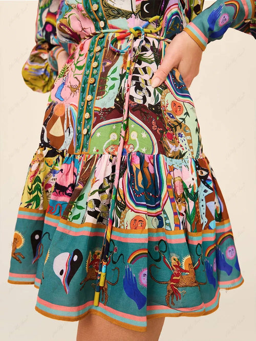 Boho Story Mini Dress