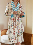 Sunset Lounge Robe Set
