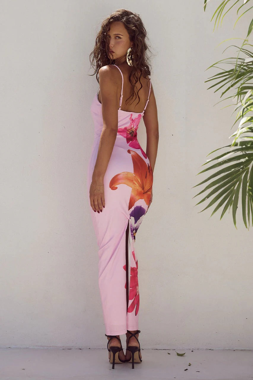 Blush Garden Maxi Dress