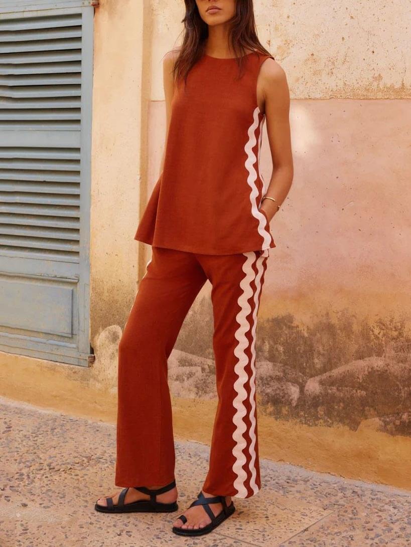 Desert Line Pants Set