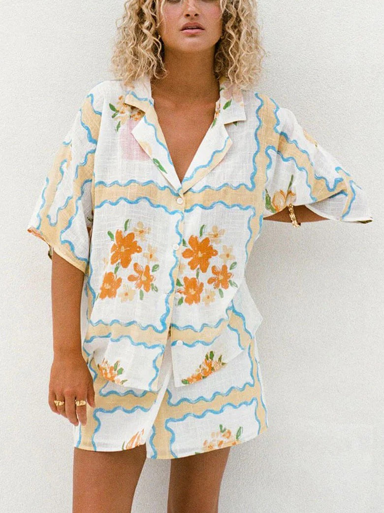 Coastal Breeze Skirt Set
