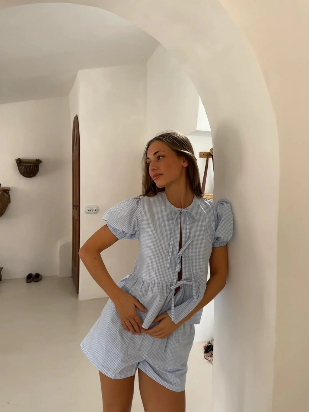 Baby Blue Breeze Pajama Set