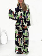 Abstract Muse Pants Set