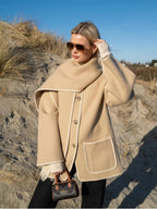 Paris Chic Cape Coat