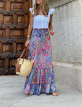 Sunset Paisley Maxi Skirt