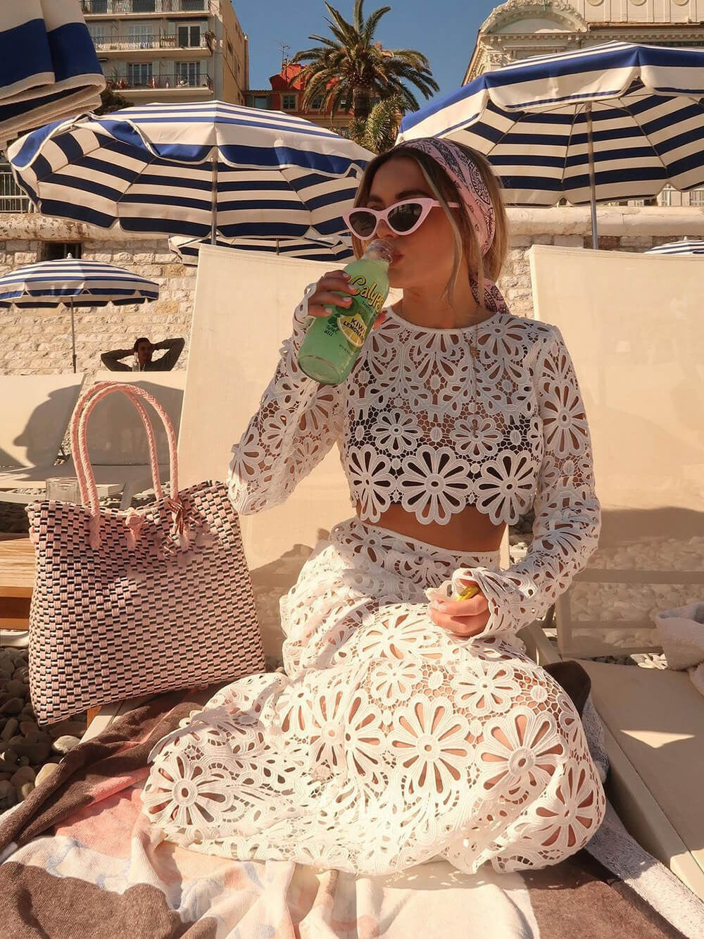 Sunset Lace Skirt Set