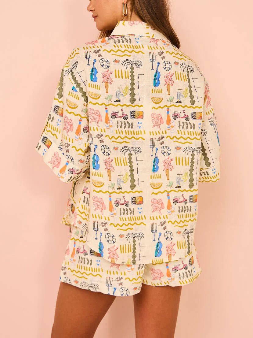 Soleil Sketch Shirt