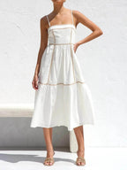 Ivory Grace Midi Dress