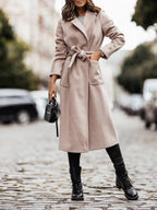 Luxury Belted Longline Coat