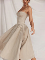 Elegant Muse Midi Dress
