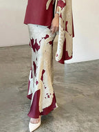 Royal Bloom Skirt Set