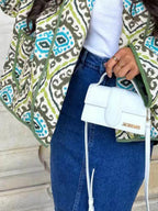 Boho Geometric Knit Cardigan
