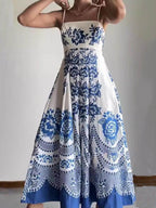 Coastal Bloom Maxi Dress