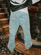 Vintage Washed Graphic Jeans